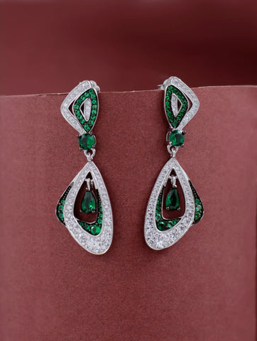 Green Radiance Diamond Earrings Green Radiance Diamond Earrings