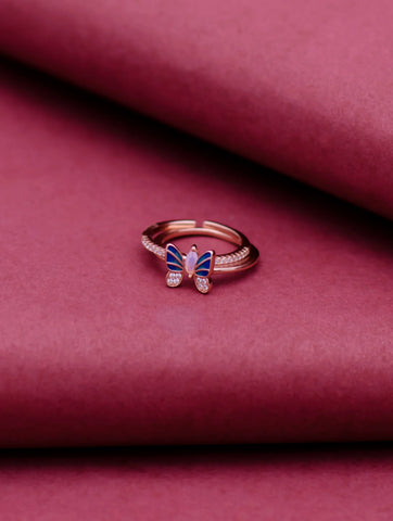Rosegold Butterfly Ring Rosegold Butterfly Ring