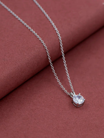 Round-Shaped Solitaire Pendant Round-Shaped Solitaire Pendant
