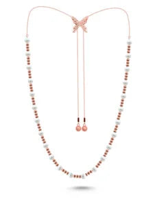 Adjustable Rosegold Chain with Butterfly Pendant