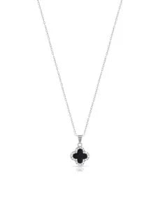 Black and White Clover Adornment
