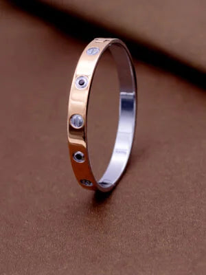 Sterling Silver Cartier Gents Kada Bracelet