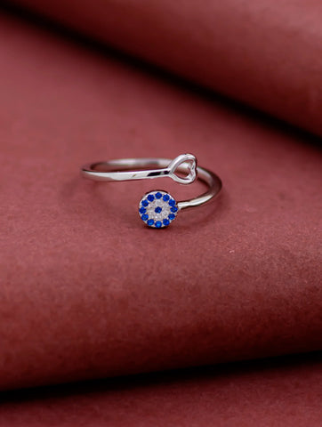 Evil Eye Adjustable Ring