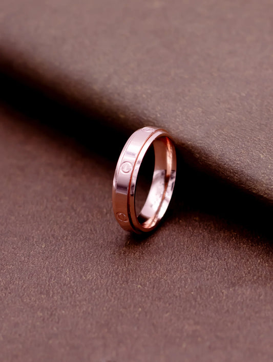 Rose Gold Cartier Plain Band