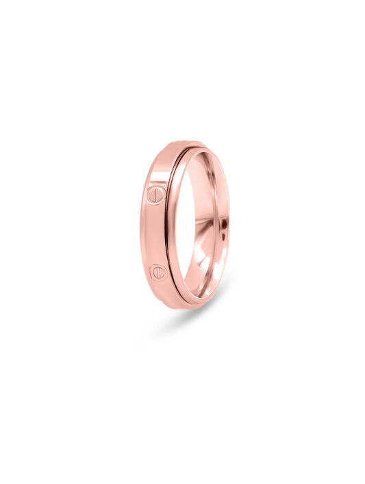 Rose Gold Cartier Plain Band