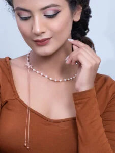 Adjustable Rosegold Chain with Butterfly Pendant
