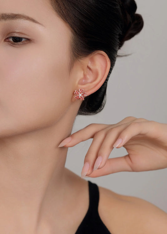 Flower Design Studs