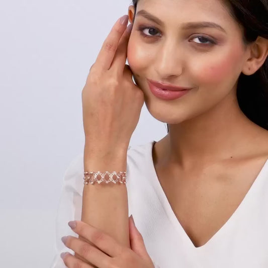 Anushka Sharma Silver Supple Bracelet