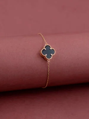 Golden Harmony Stone Bracelet